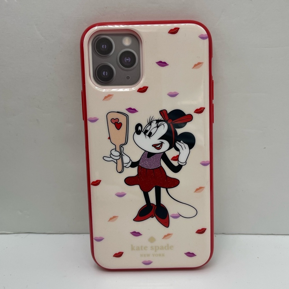 Kate Spade & Disney Minnie Mouse Iphone 11 PRO Case In Box Color Palevelmulti - Picture 8 of 16
